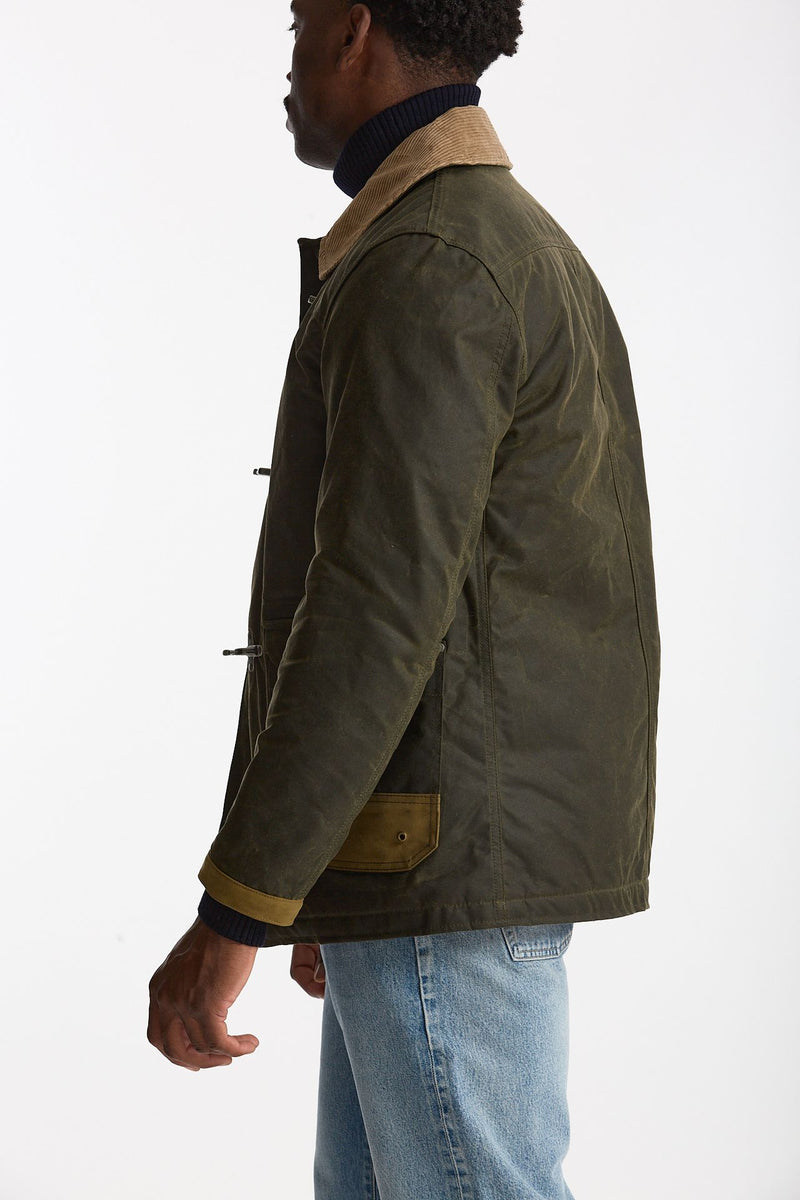 Giubbino fireman BEDFORD WAXED verde men Chesapeake's - 3