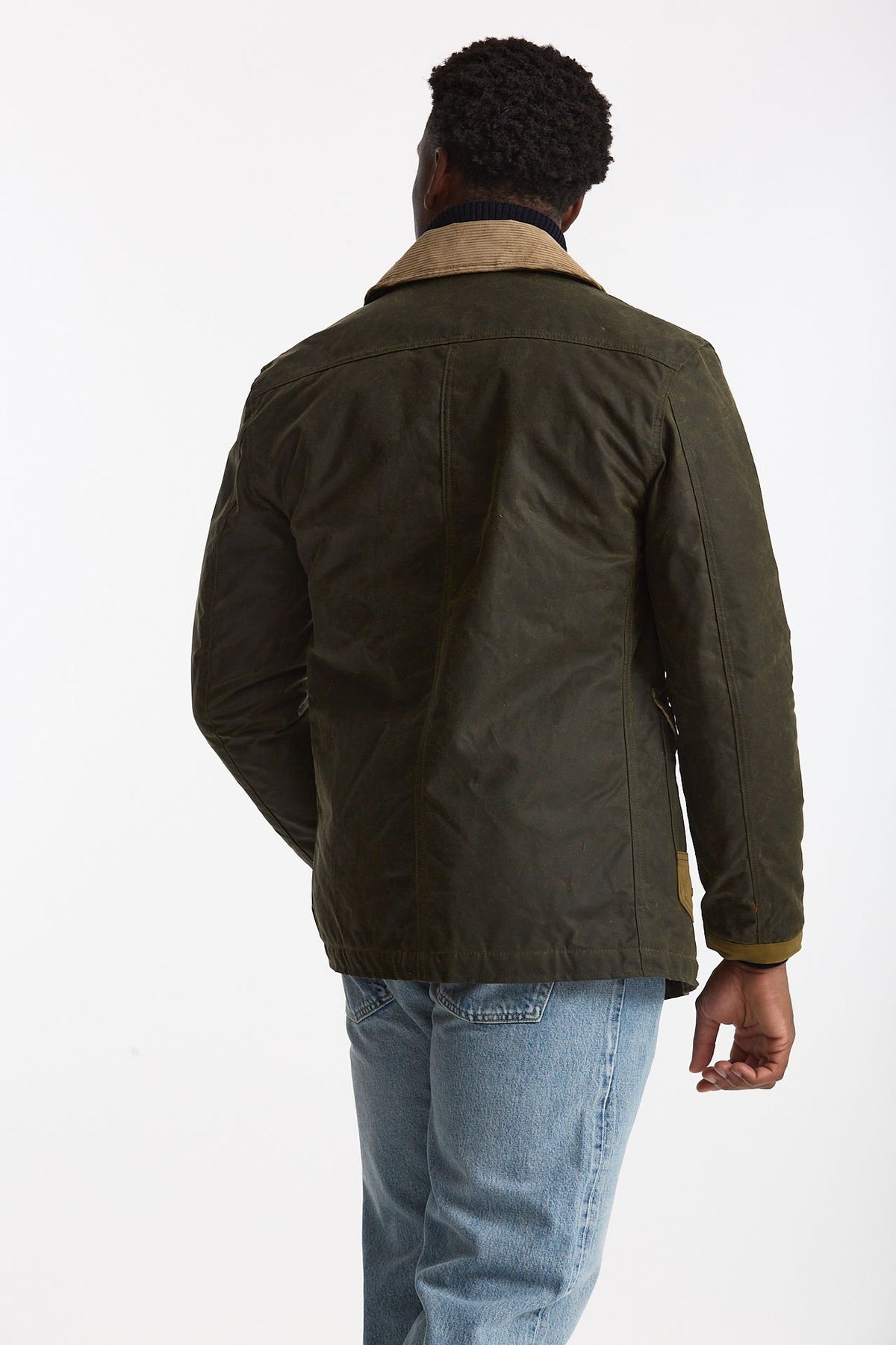 Giubbino fireman BEDFORD WAXED verde men Chesapeake's - 4