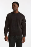 Maglia in ciniglia di cotone nero men C.p. company - 2