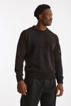 Maglia in ciniglia di cotone nero men C.p. company - 4