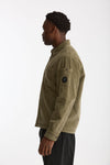 Overshirt velluto a coste in cotone verde men C.p. company - 3