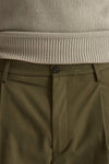 Pantalone GIN in cotone e nylon stretch verde men Department five - 6