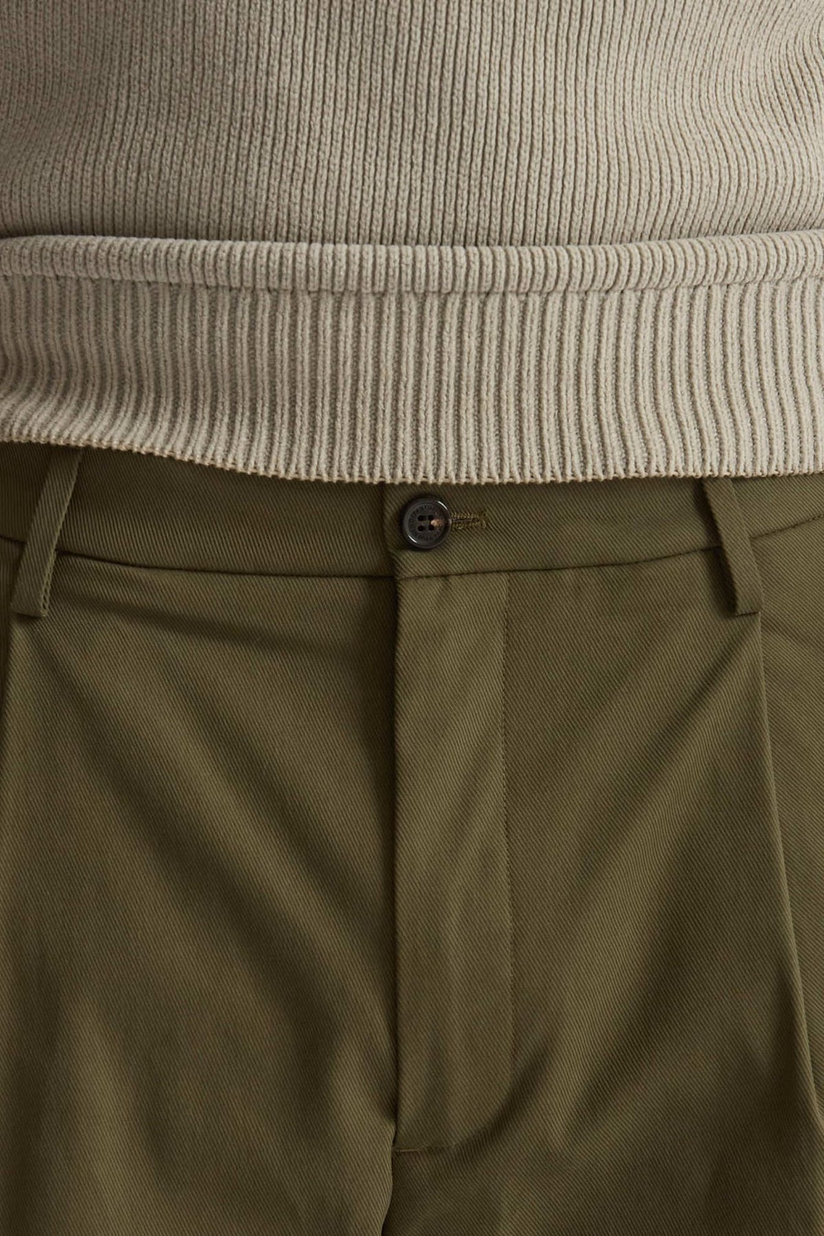 Pantalone GIN in cotone e nylon stretch verde men Department five - 6