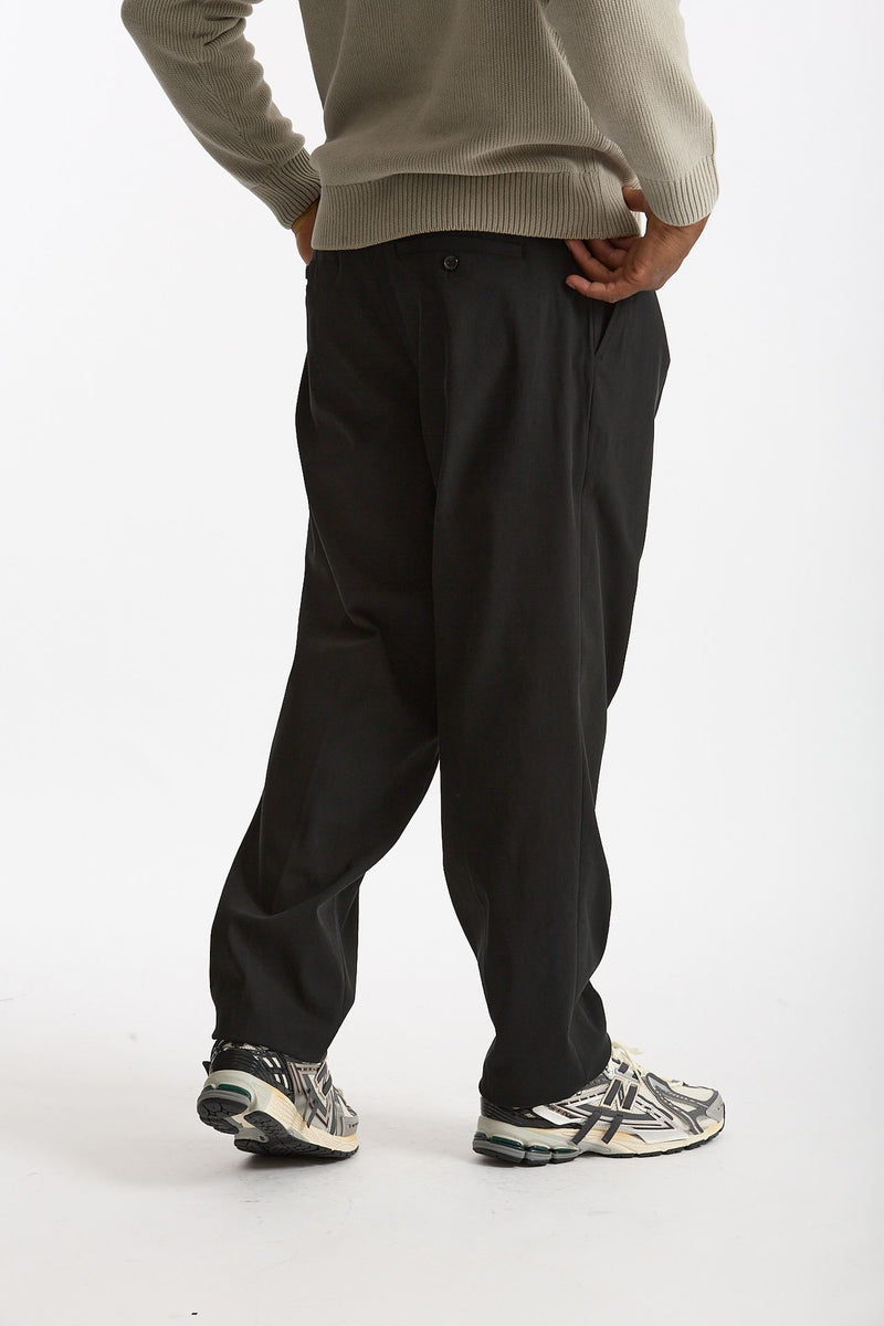 Pantalone GIN in cotone e nylon stretch nero men Department five - 4