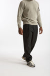 Pantalone GIN in cotone e nylon stretch nero men Department five - 1