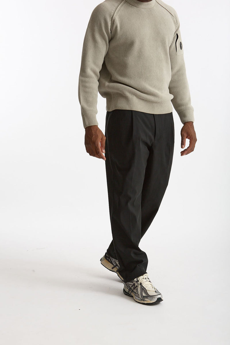 Pantalone GIN in cotone e nylon stretch nero men Department five - 1