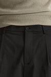 Pantalone GIN in cotone e nylon stretch nero men Department five - 5