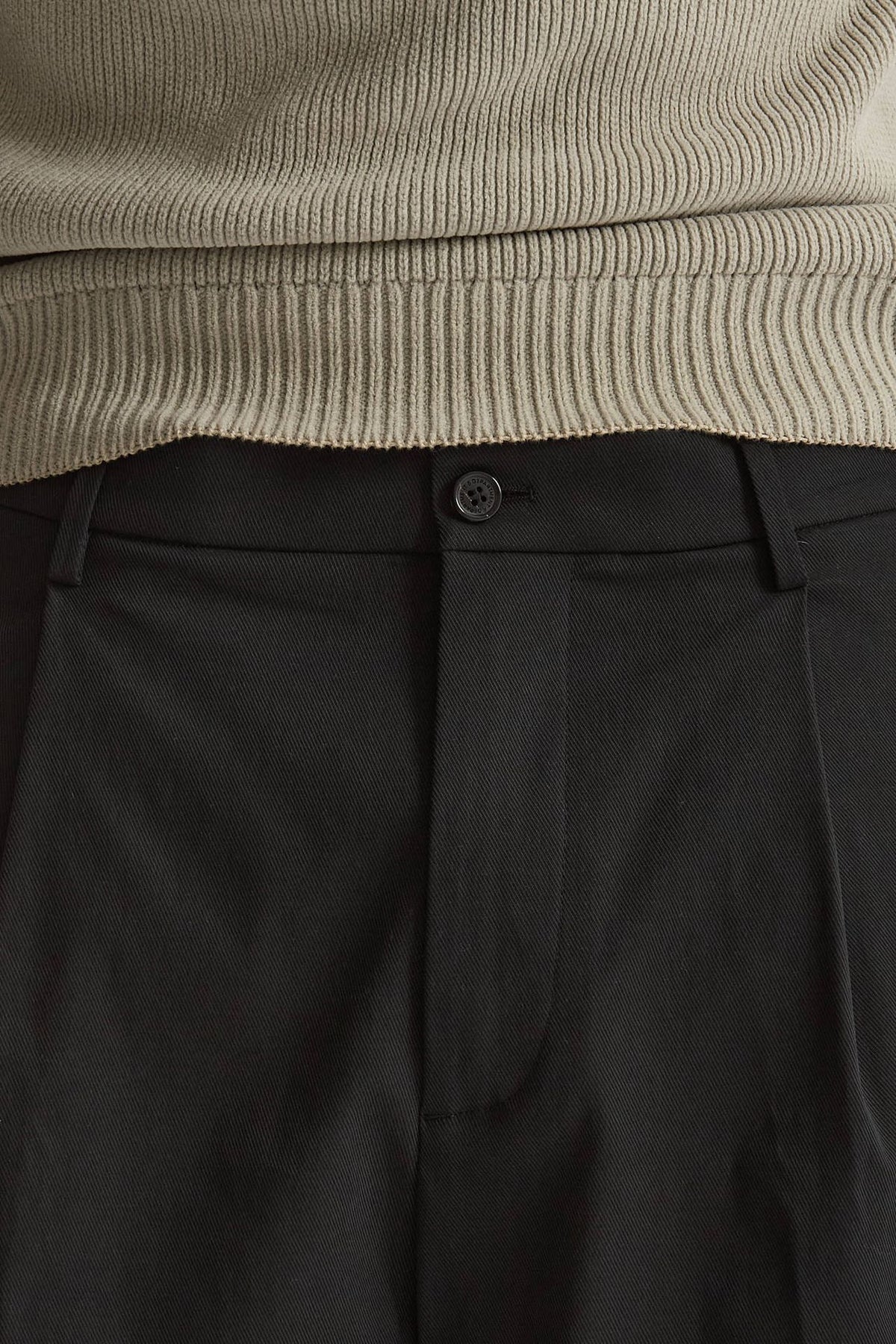 Pantalone GIN in cotone e nylon stretch nero men Department five - 5