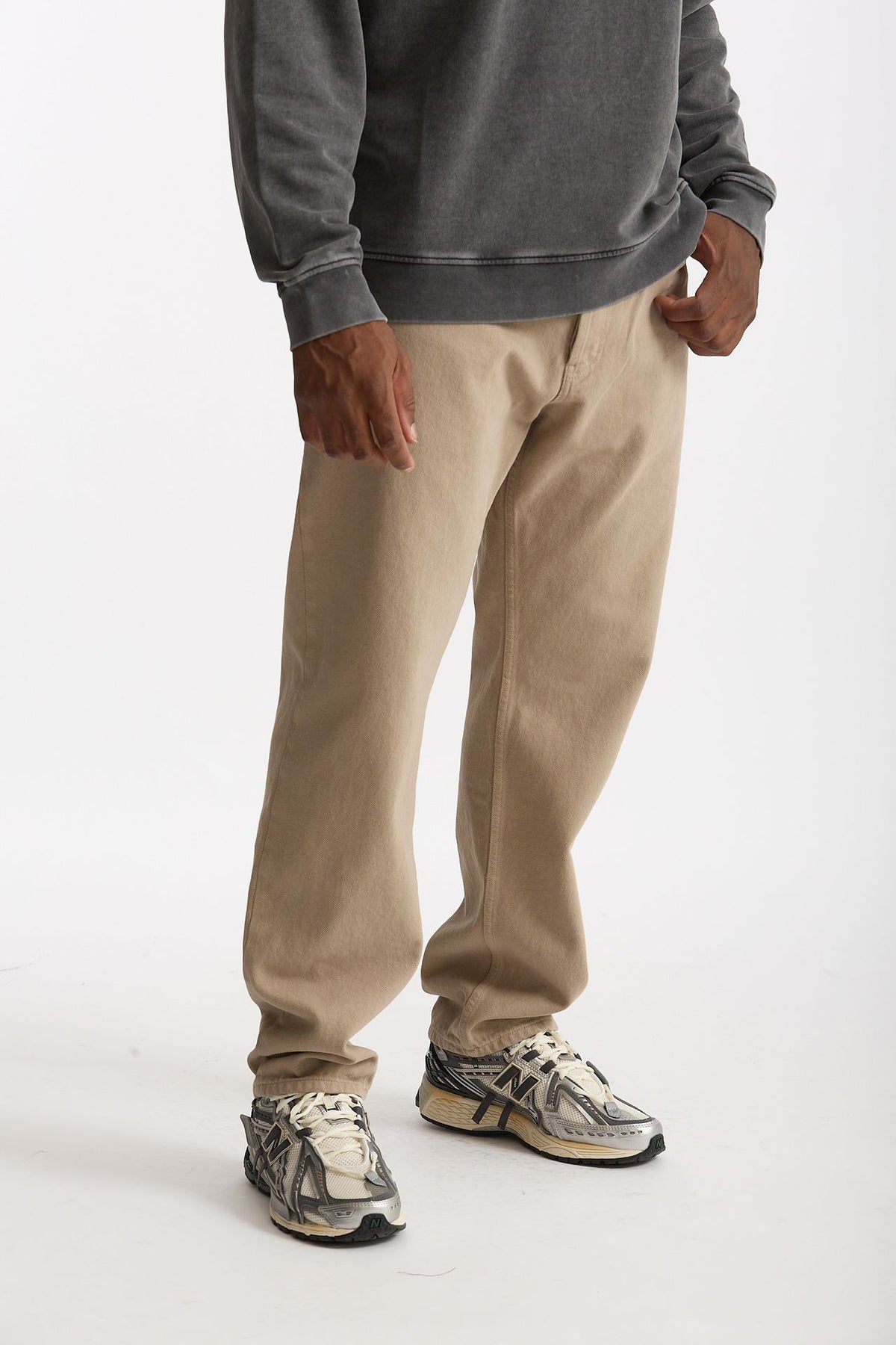 Jeans MUSSO in cotone bull fermo beige men Department five - 4