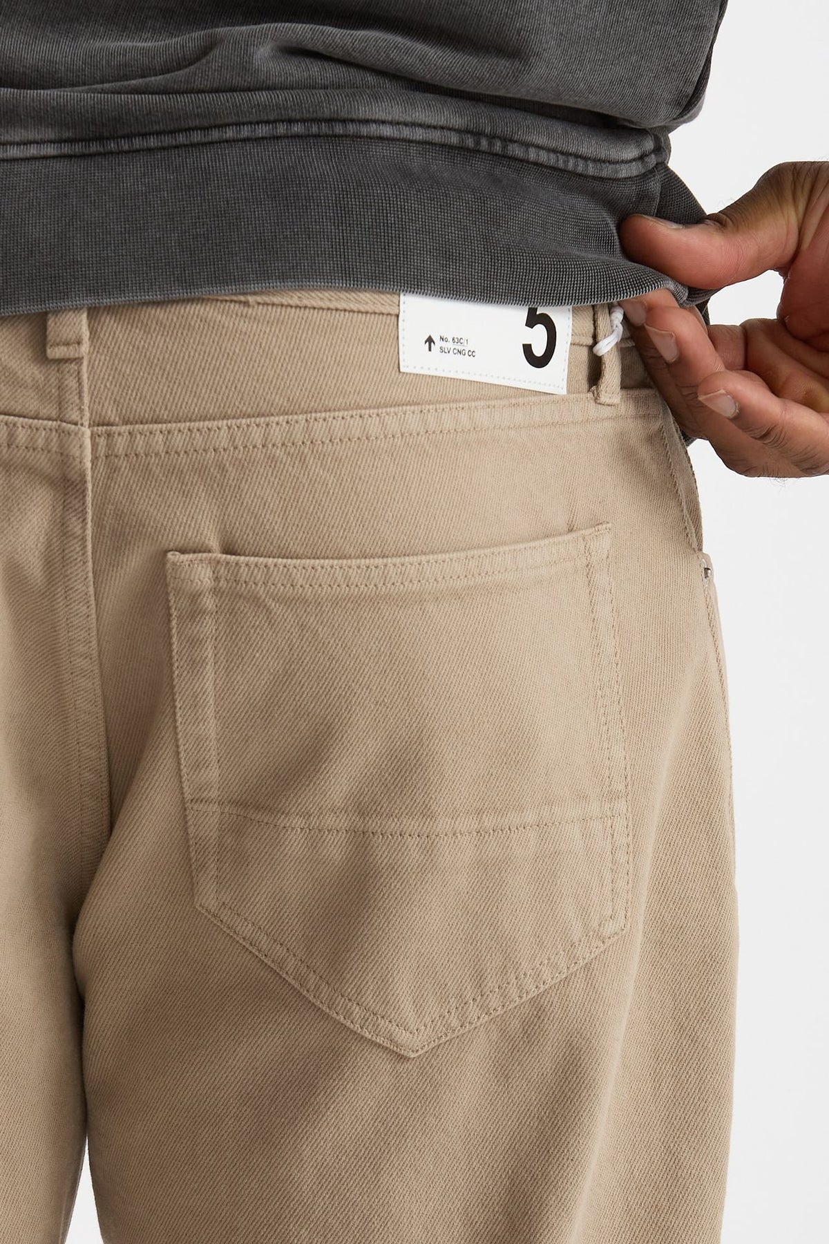 Jeans MUSSO in cotone bull fermo beige men Department five - 7