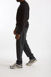 Jeans MUSSO in cotone bull fermo nero men Department five - 2