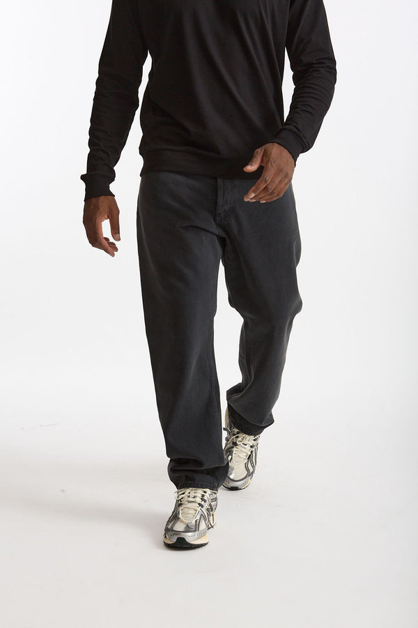 Jeans MUSSO in cotone bull fermo nero men Department five