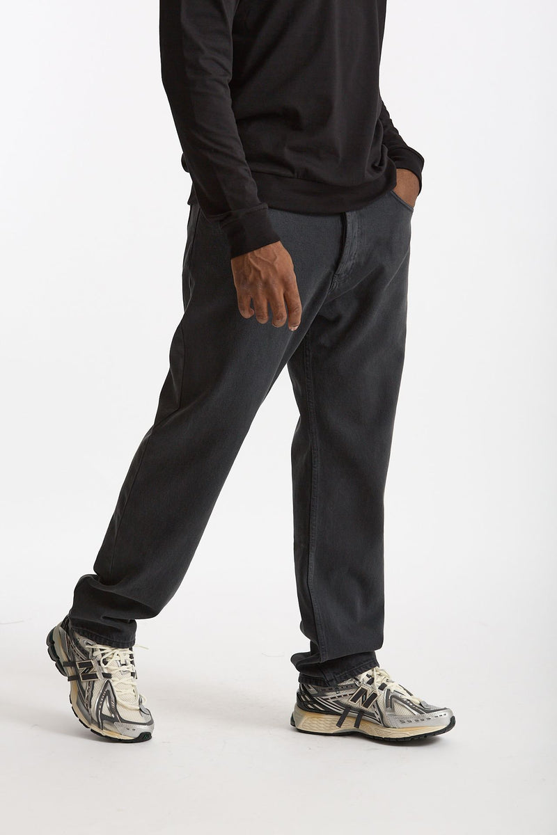 Jeans MUSSO in cotone bull fermo nero men Department five - 4