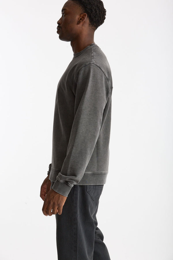 Felpa girocollo WILLARD in cotone grigio men Department five