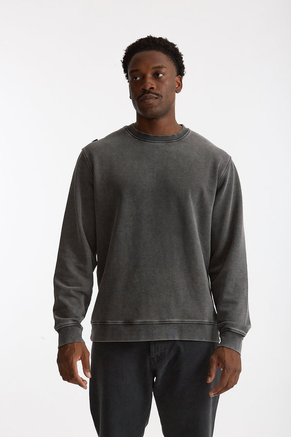 Felpa girocollo WILLARD in cotone grigio men Department five