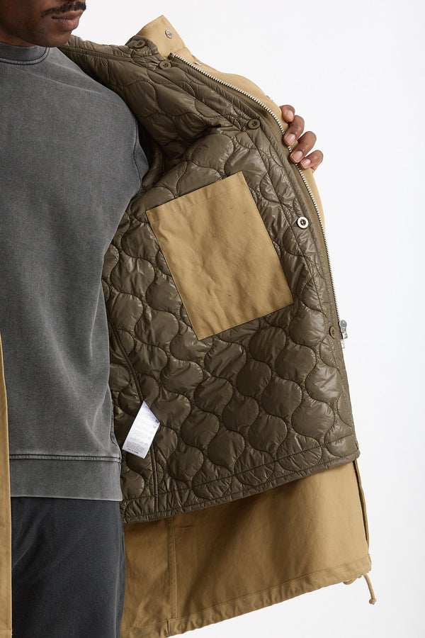 Parka in cotone cammello men Department five