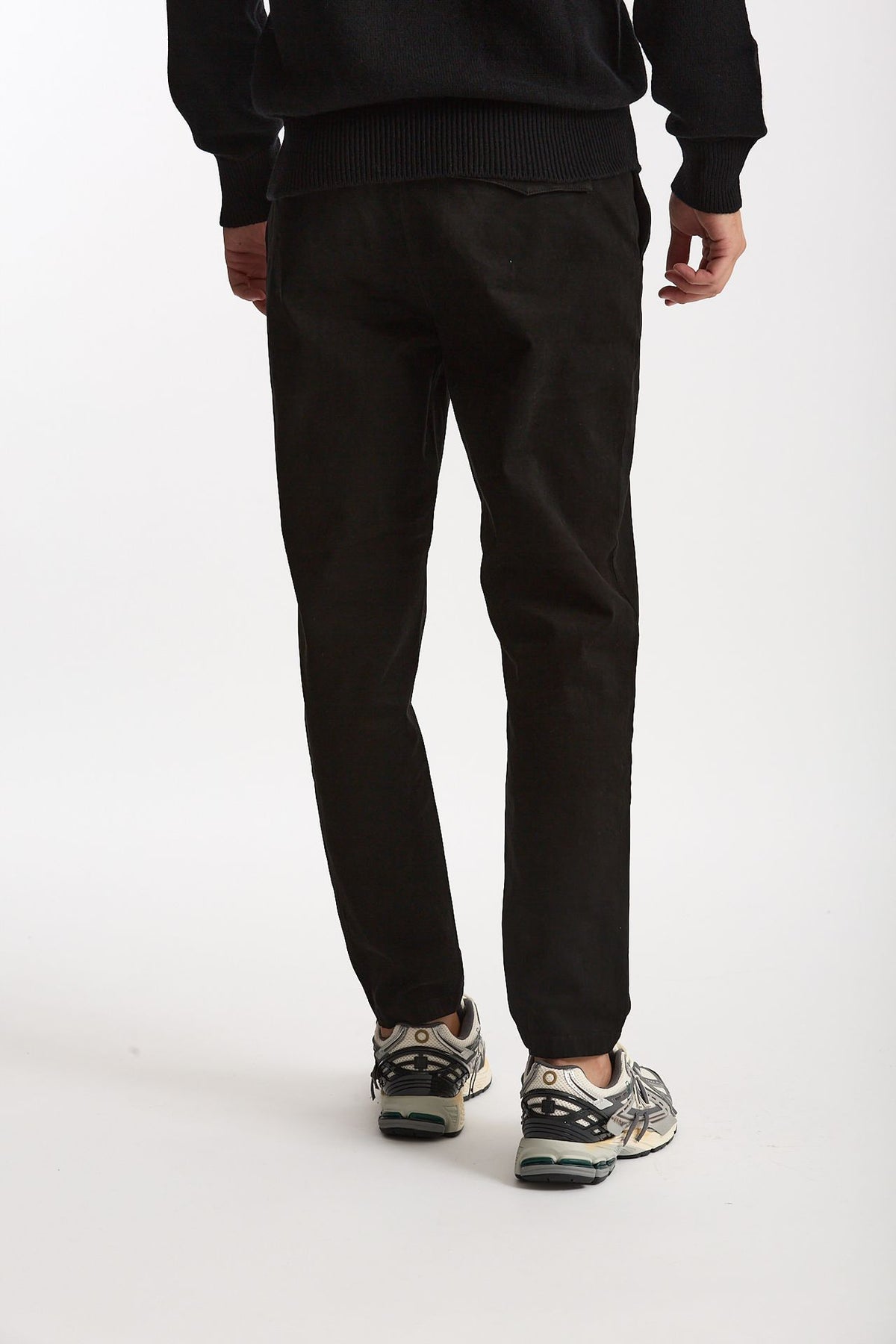 Pantalone PRINCE in cotone stretch lavato nero men Department five - 3