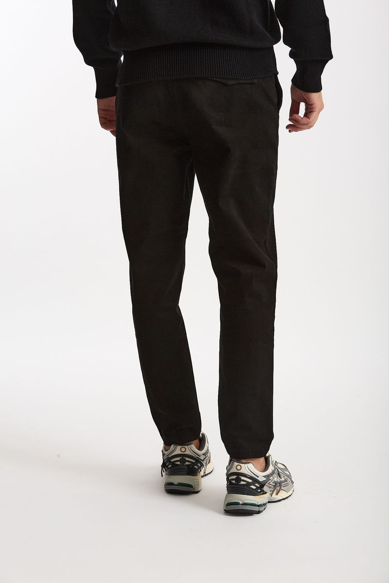 Pantalone PRINCE in cotone stretch lavato nero men Department five - 3