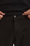 Pantalone PRINCE in cotone stretch lavato nero men Department five - 5