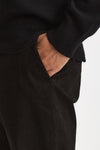 Pantalone PRINCE in cotone stretch lavato nero men Department five - 6