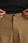 Pantalone PRINCE in cotone stretch lavato cammello men Department five - 5