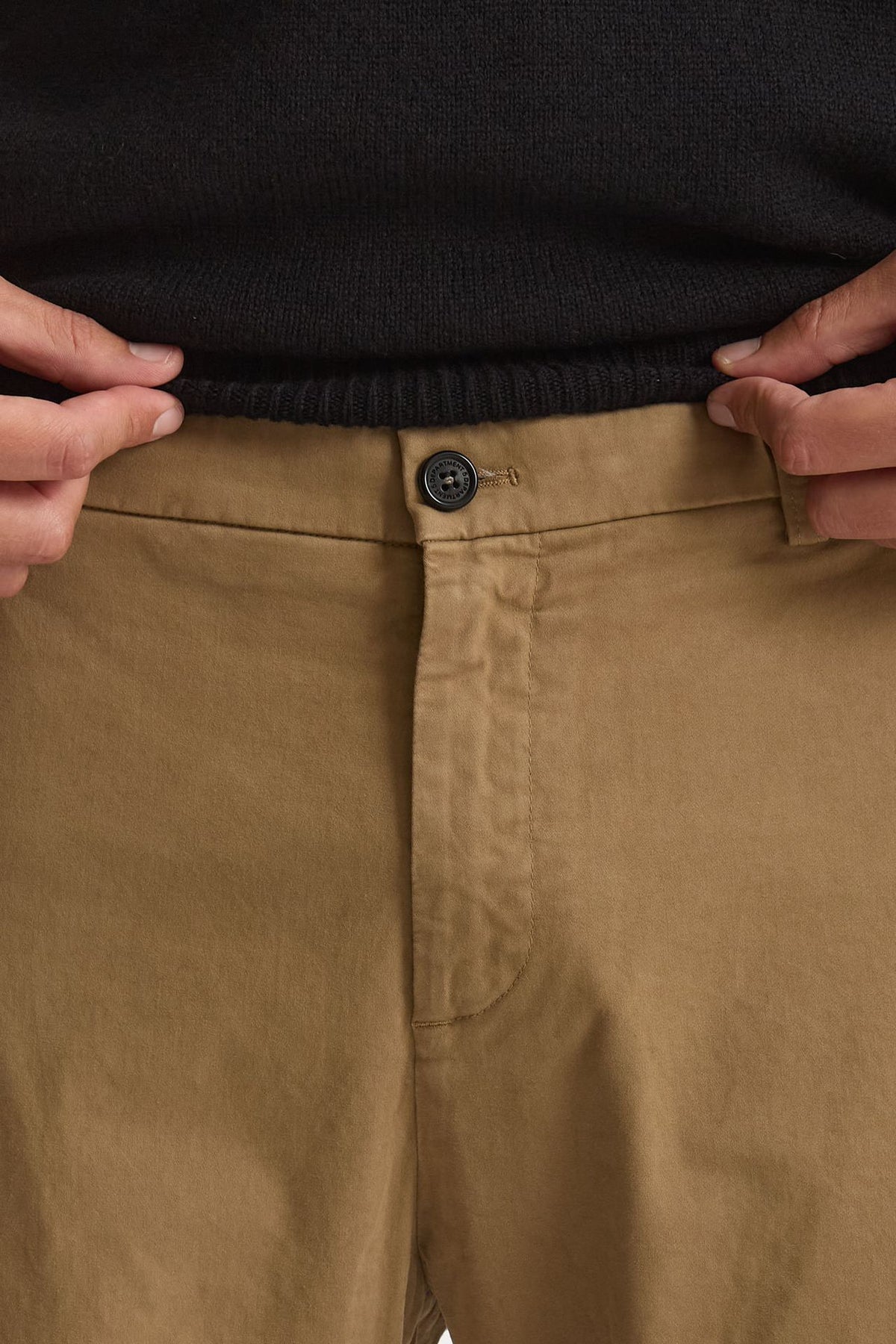 Pantalone PRINCE in cotone stretch lavato cammello men Department five - 5