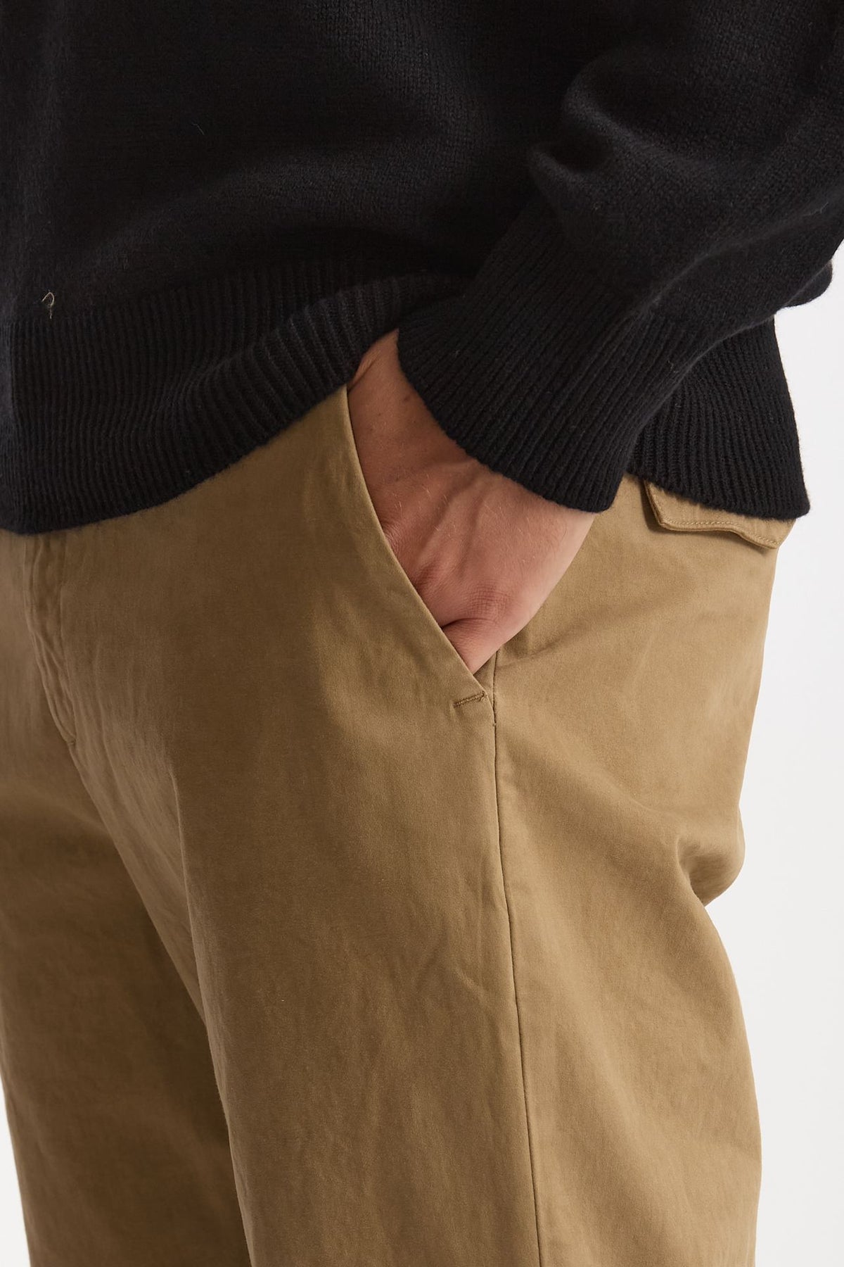 Pantalone PRINCE in cotone stretch lavato cammello men Department five - 6