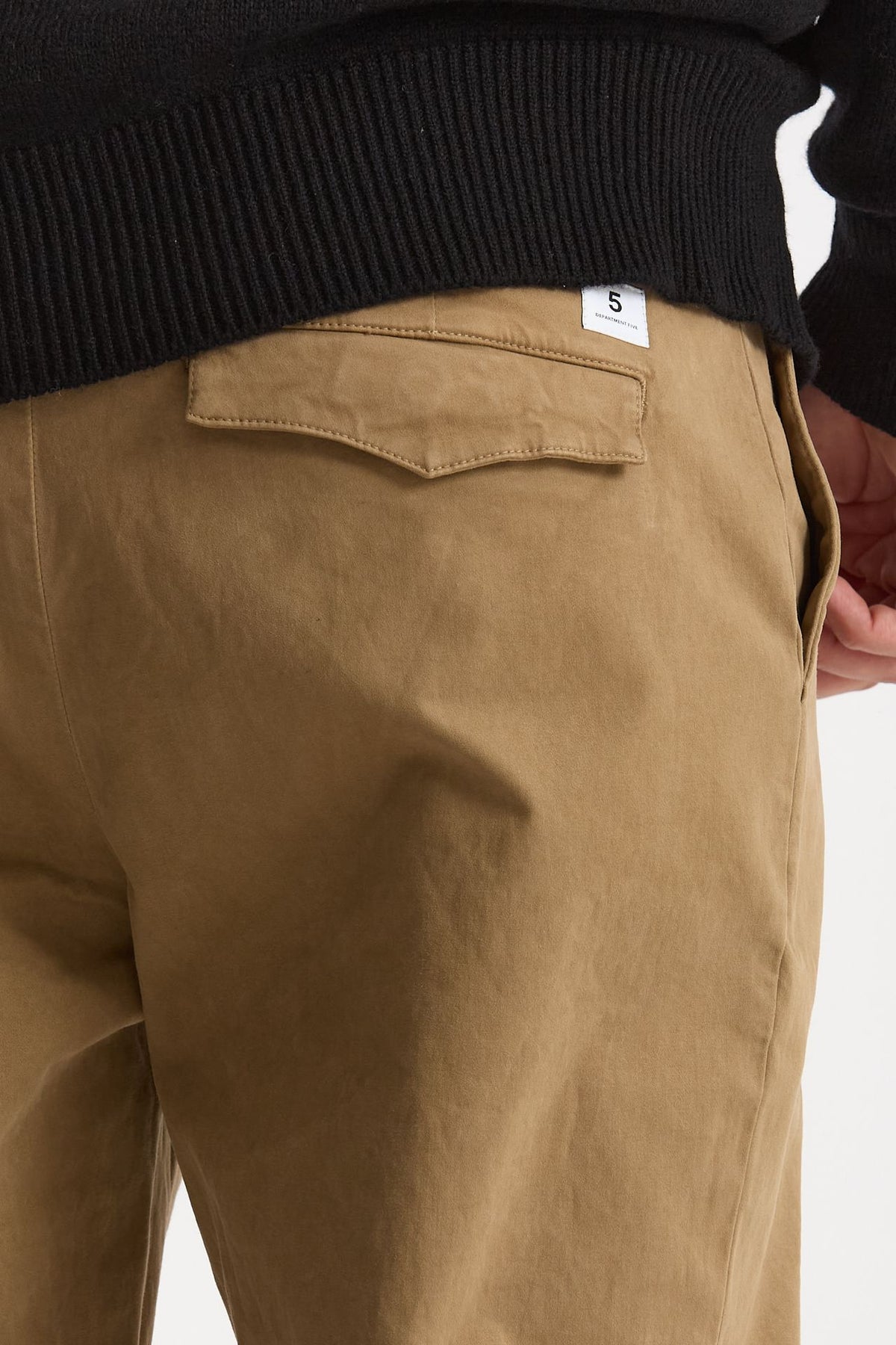 Pantalone PRINCE in cotone stretch lavato cammello men Department five - 7