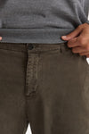 Pantalone PRINCE in cotone stretch lavato marrone men Department five - 5