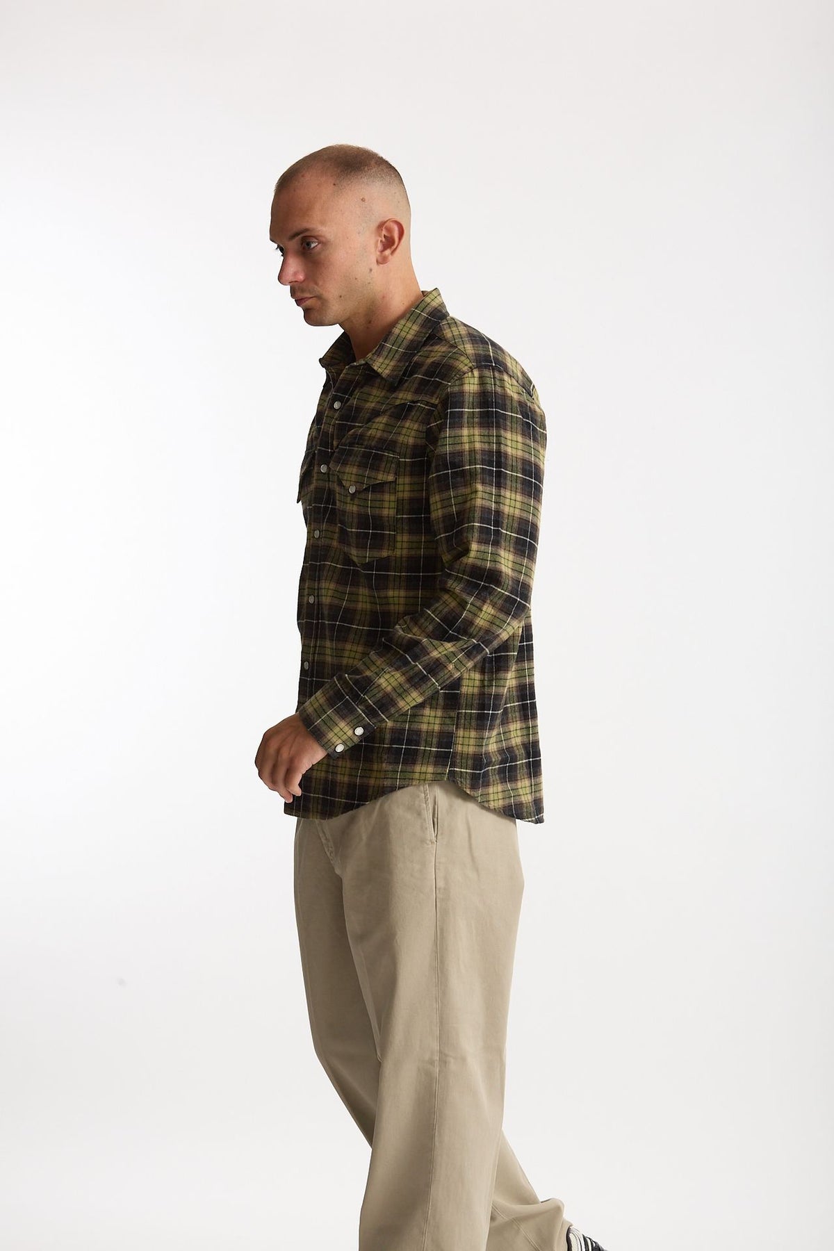Camicia texana cotone scozzese men Department five - 2