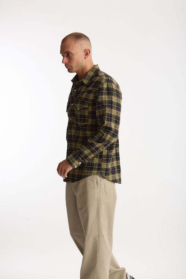 Camicia texana cotone scozzese men Department five
