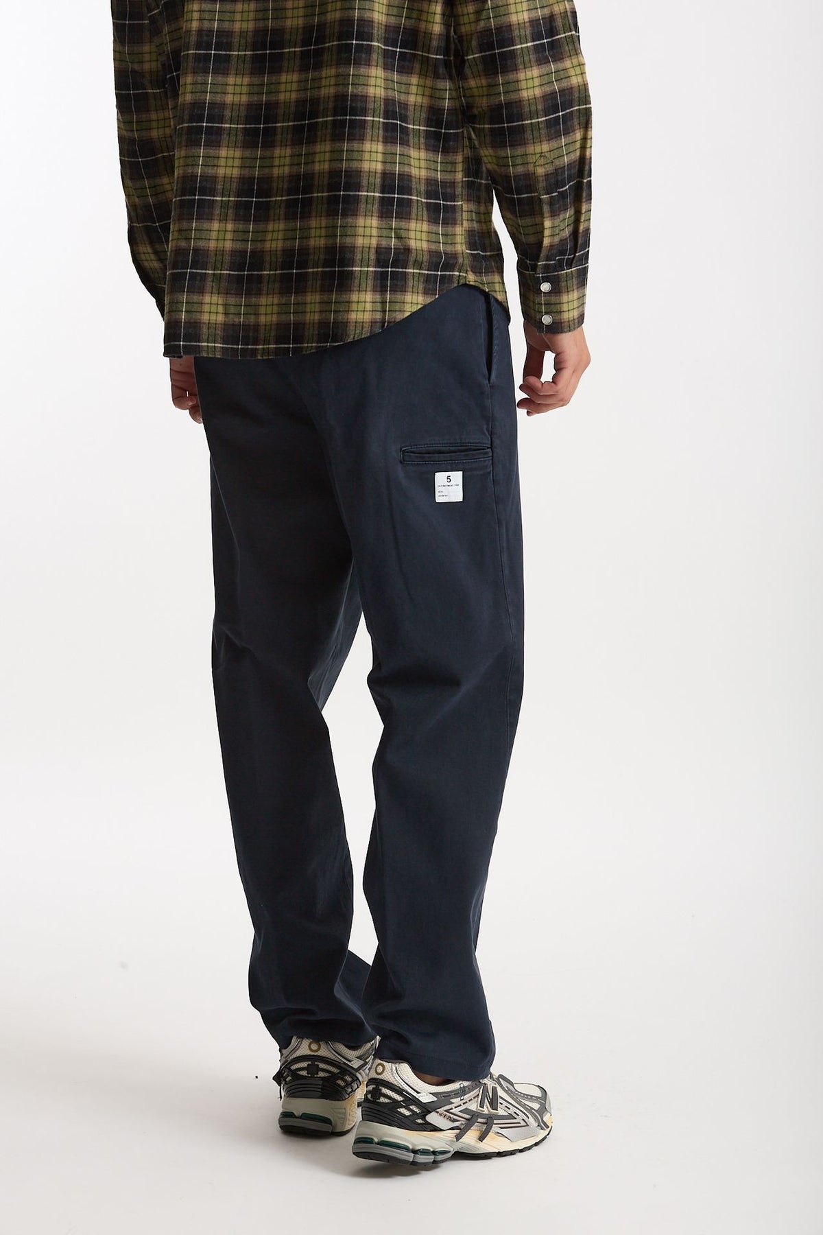 Pantalone ANT in cotone stretch blu men Department five - 3