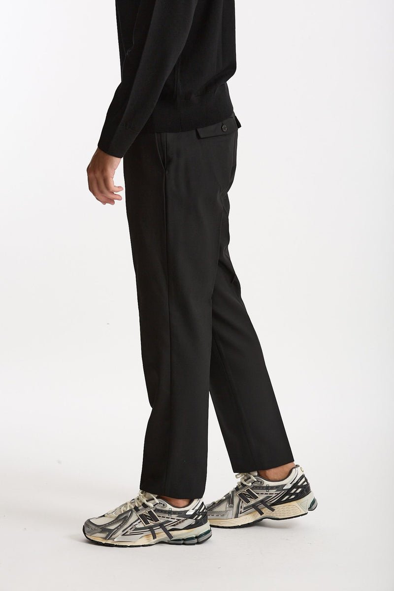 Pantalone SPY in lana e poliestere nero men Department five - 2