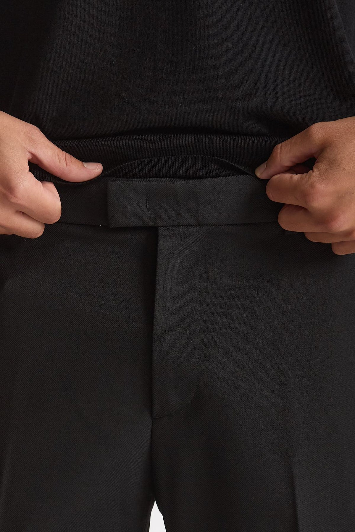 Pantalone SPY in lana e poliestere nero men Department five - 5