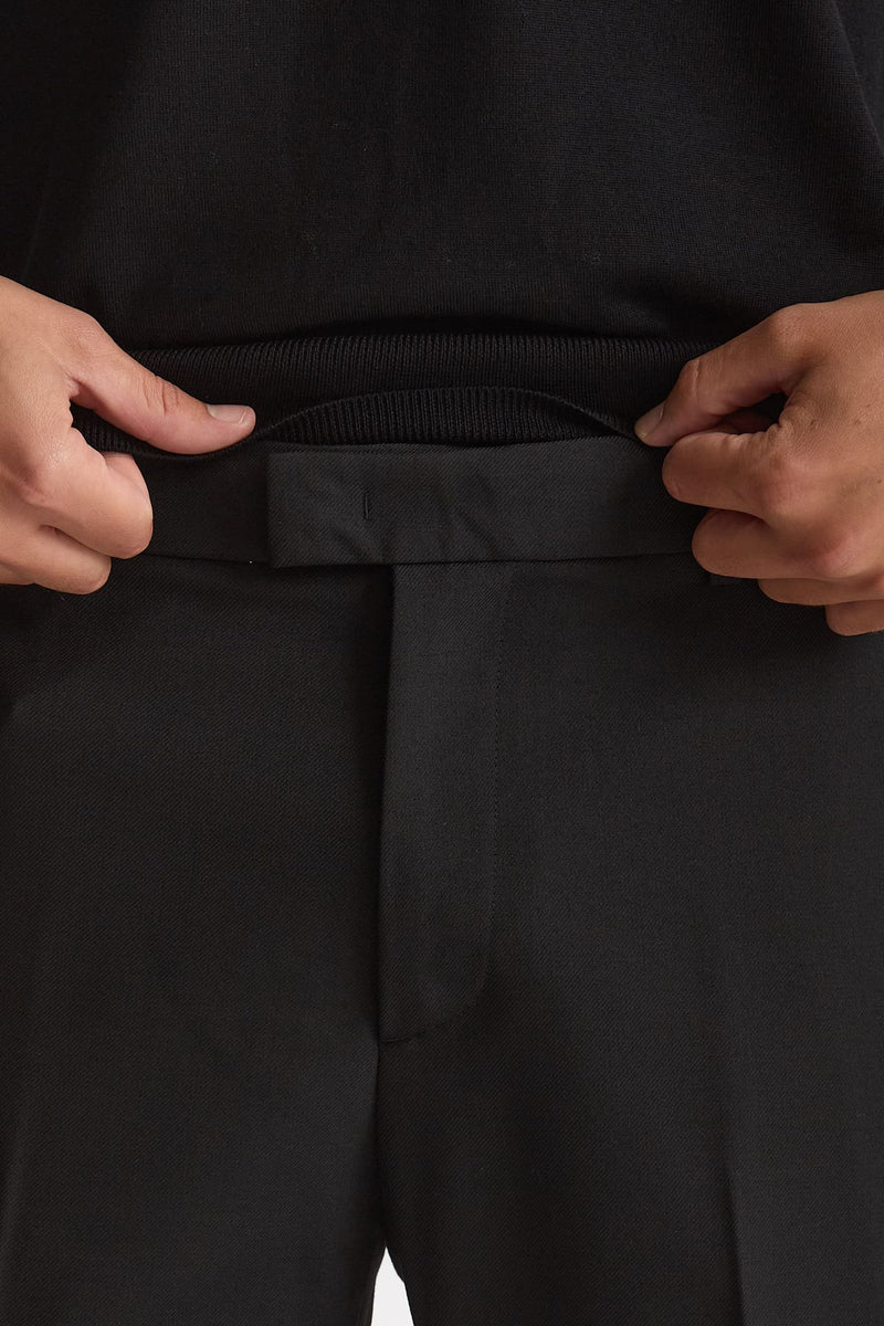 Pantalone SPY in lana e poliestere nero men Department five - 5