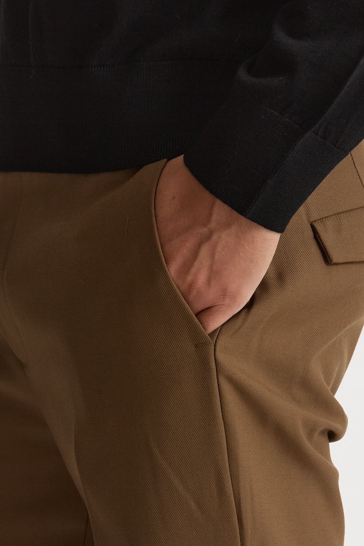 Pantalone SPY in lana e poliestere cammello men Department five - 6