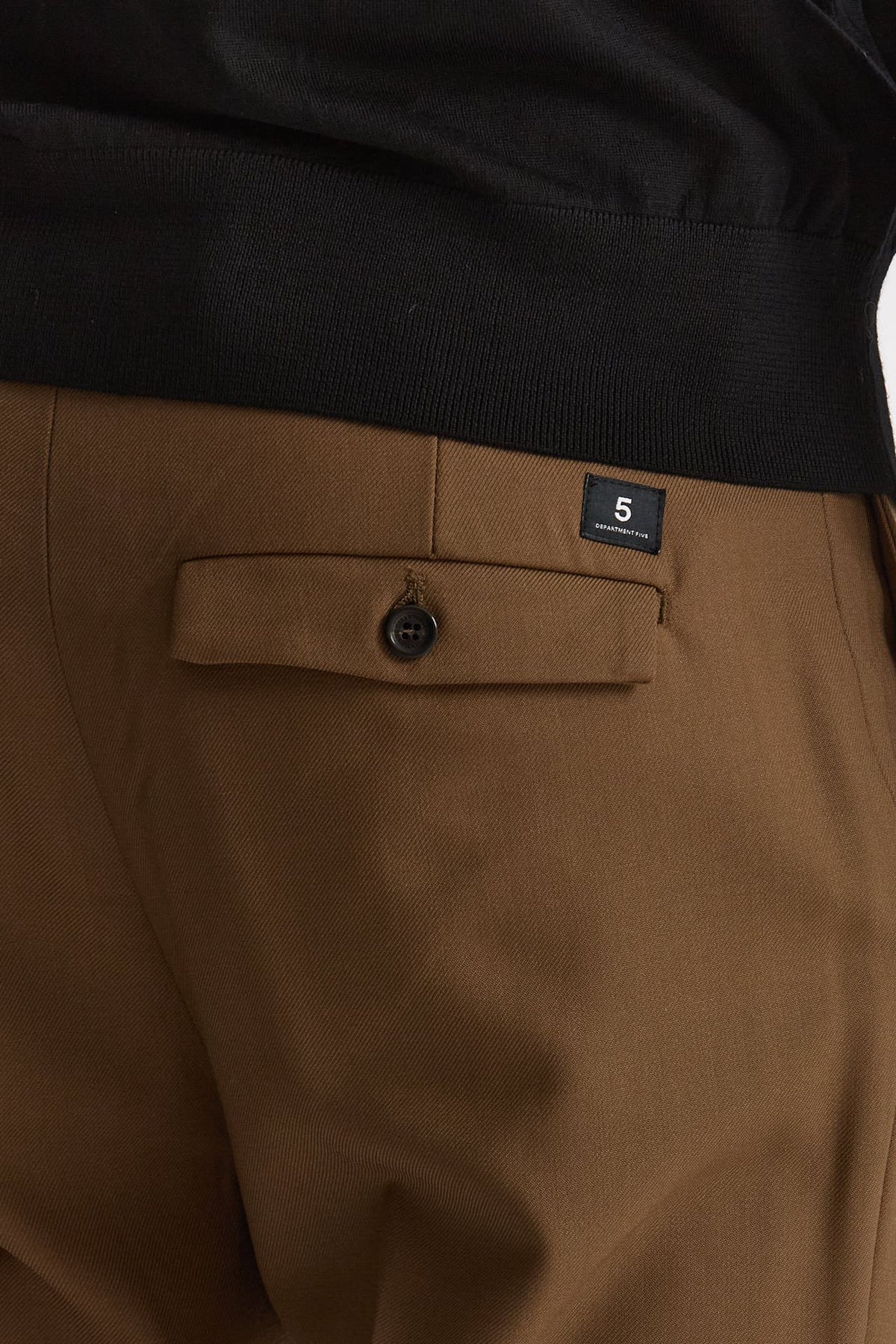 Pantalone SPY in lana e poliestere cammello men Department five - 7