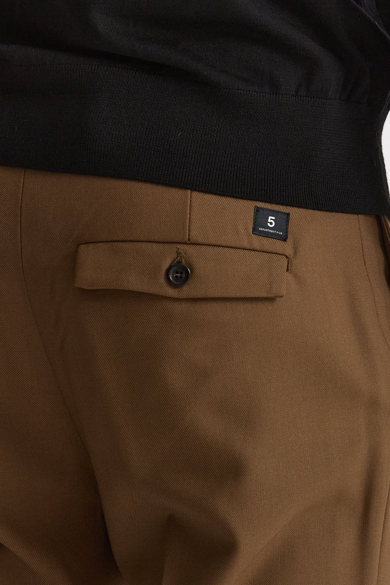 Pantalone SPY in lana e poliestere cammello men Department five - 7