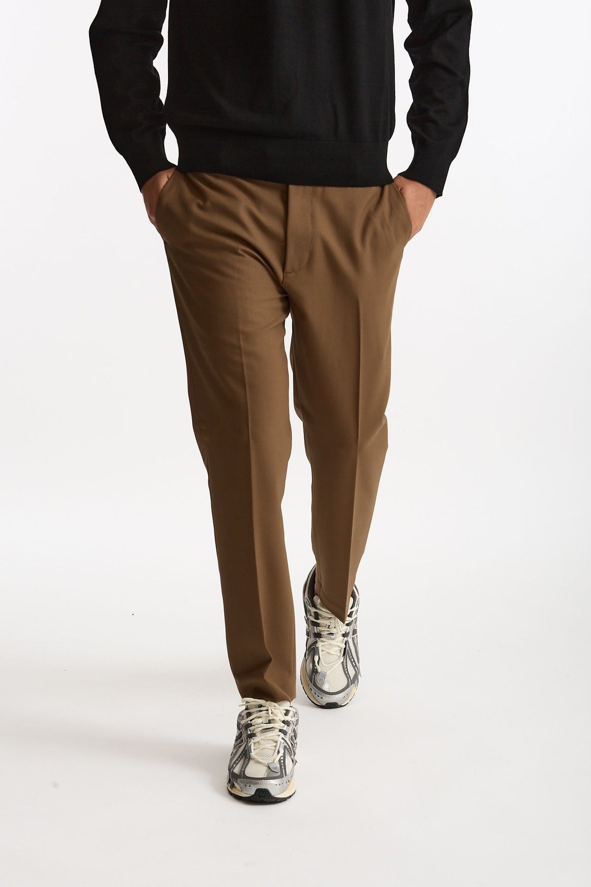 Pantalone SPY in lana e poliestere cammello men Department five - 1