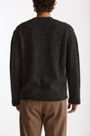 Maglia girocollo grigio antracite men Diana studio - 4