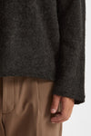 Maglia girocollo grigio antracite men Diana studio - 7