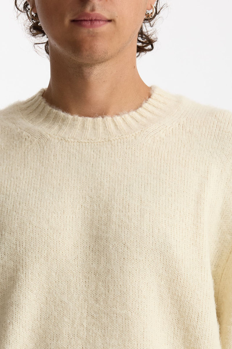 Maglia girocollo panna men Diana studio - 6