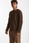 Maglia girocollo marrone men Diana studio - 2