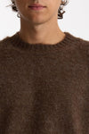 Maglia girocollo marrone men Diana studio - 5