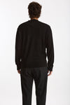 Maglia in lana e cashmere nero men Diana studio - 4