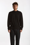 Maglia in lana e cashmere nero men Diana studio - 1