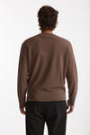 Maglia in lana e cashmere tortora men Diana studio - 4
