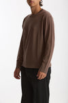 Maglia in lana e cashmere tortora men Diana studio - 5