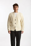 Cardigan in lana panna men Diana studio - 3