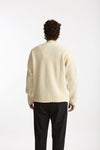 Cardigan in lana panna men Diana studio - 4